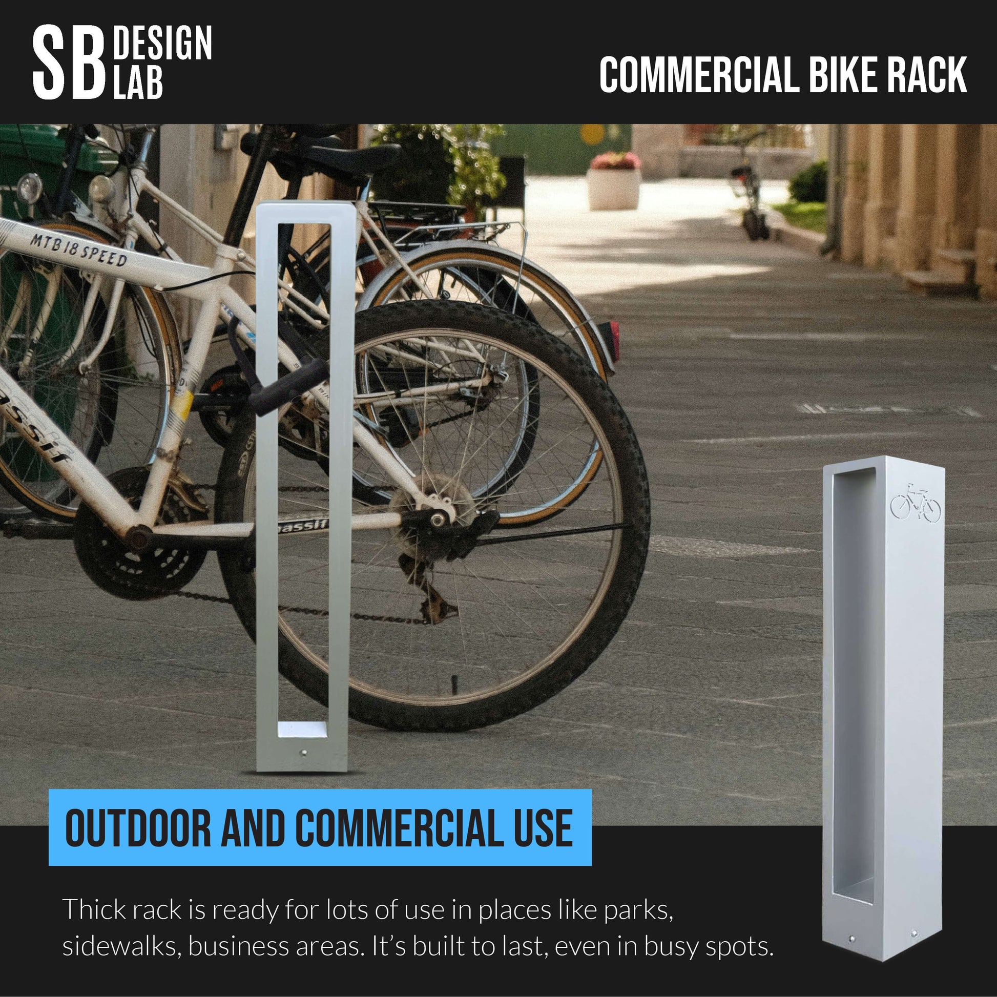 outdoor bike rack