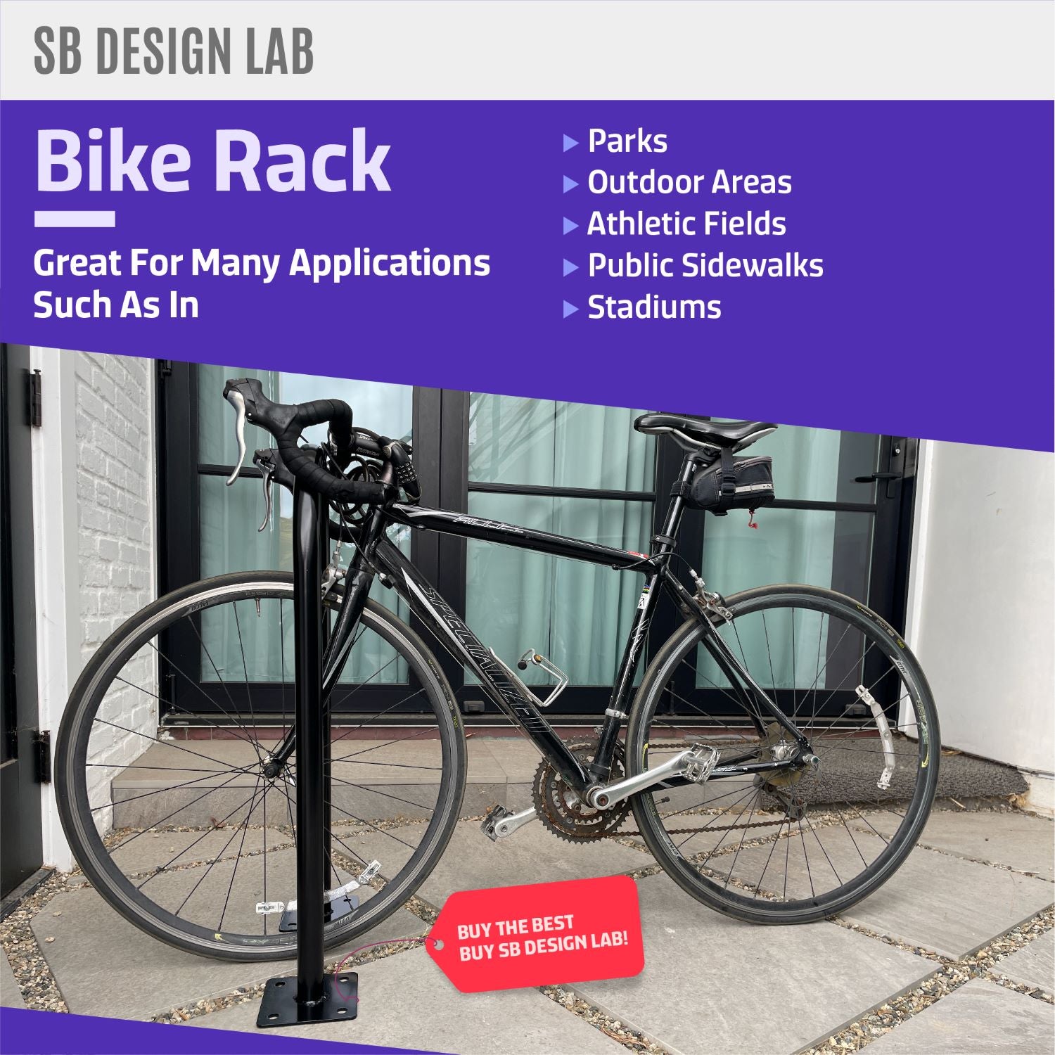 outdoor bike rack