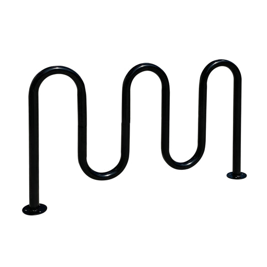 7 Bike Rack - dual loop wave