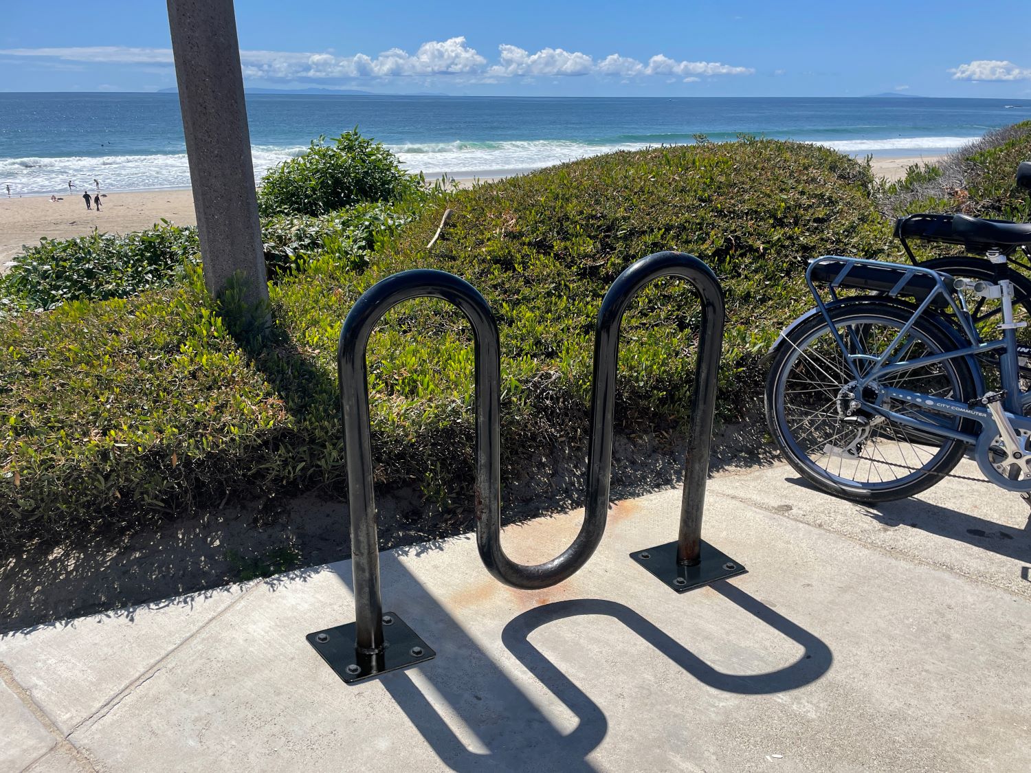 Sidewalk best sale bike rack