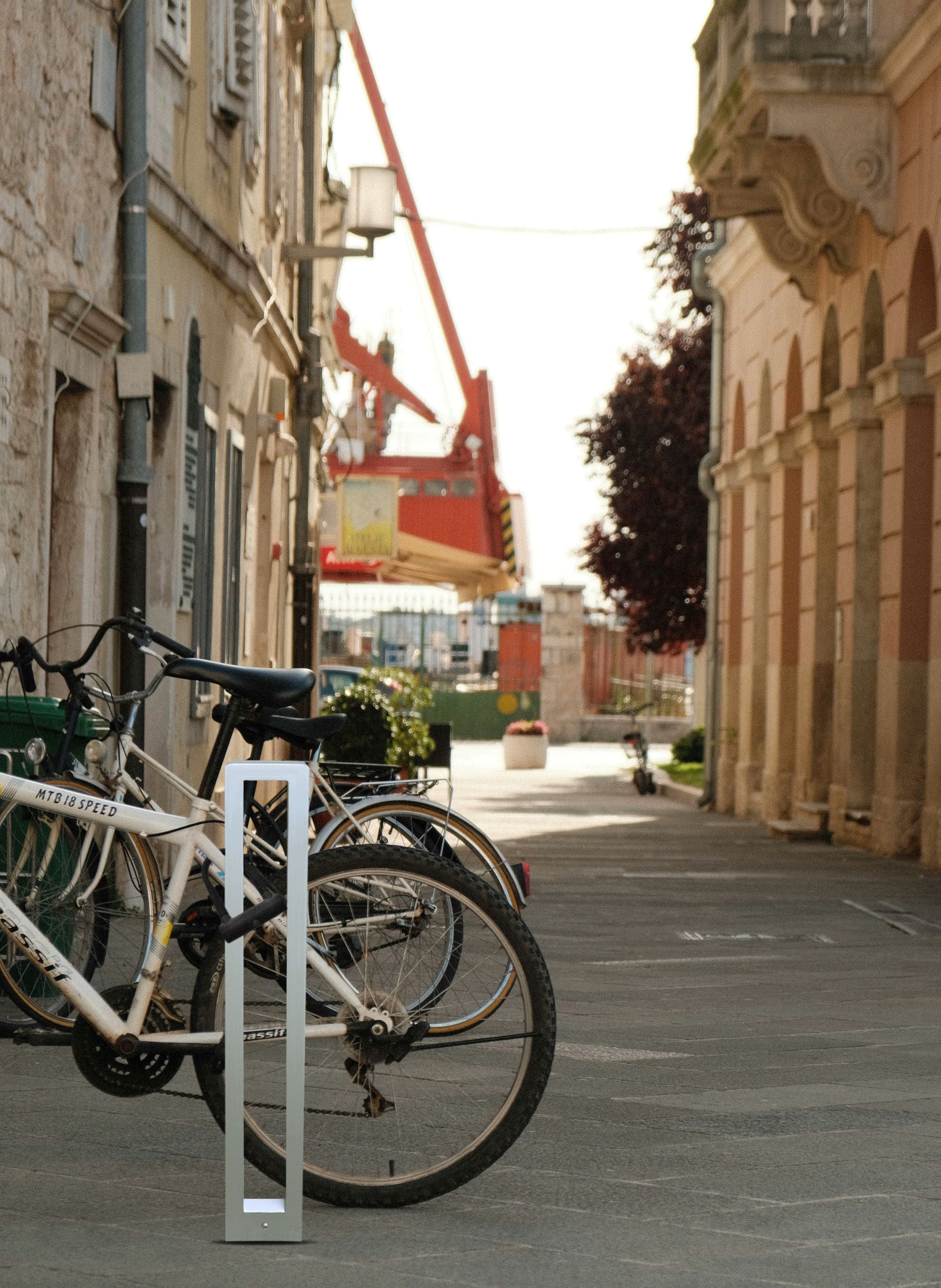 Rectangular Bike Rack Modern Commercial Bike Rack: Aluminum Cast - SB Design – sbdesignlab