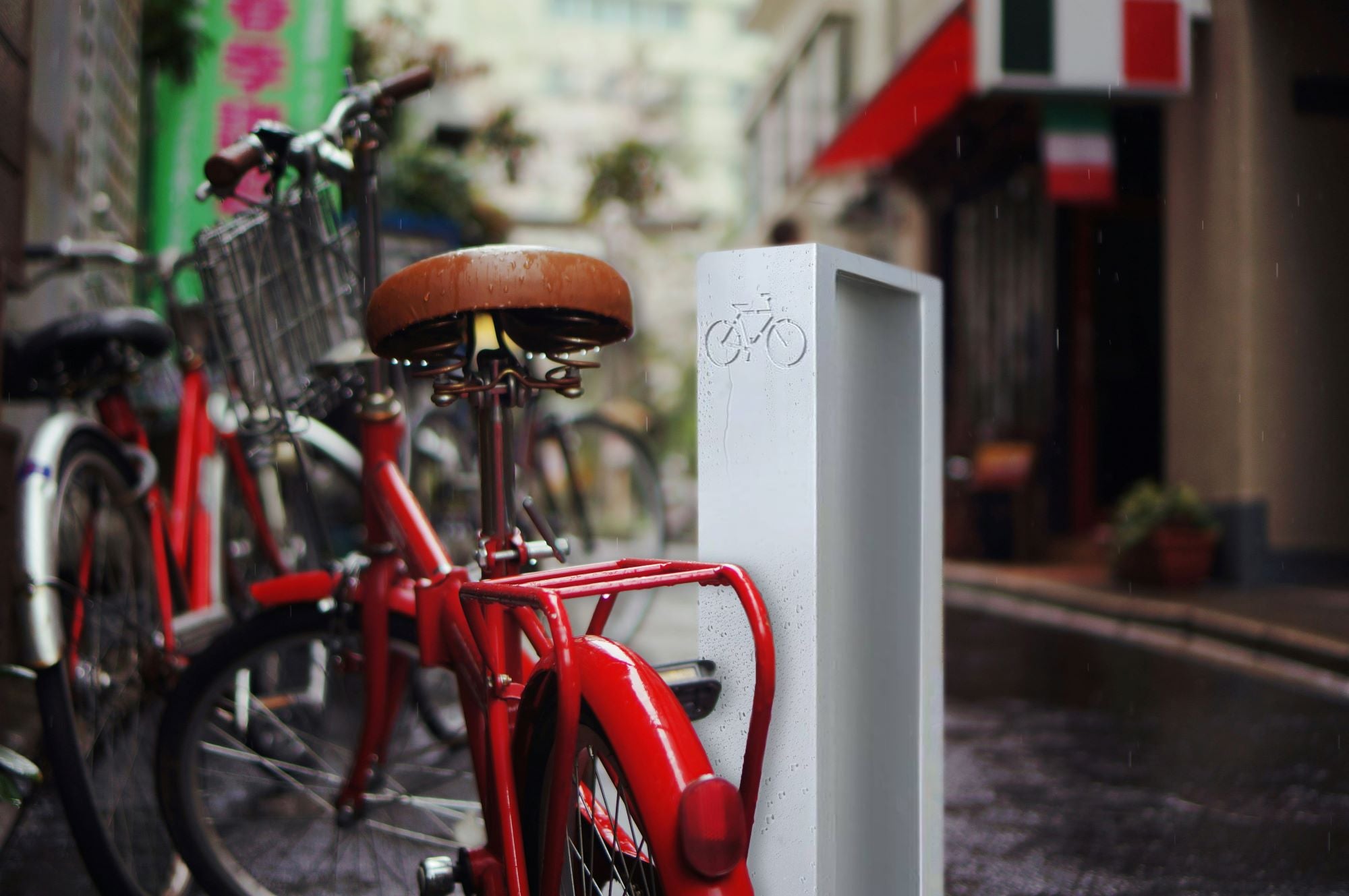 Modern Commercial Bike Rack: Aluminum Cast - SB Design – sbdesignlab